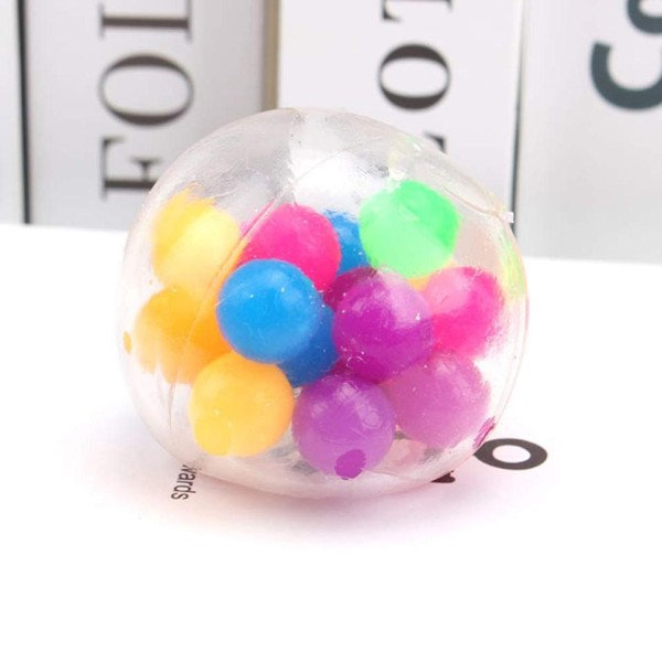 DNA Stress Baller Fargerike Vann Perler Squeeze Baller Ease Sensory Ease Fidget Leker