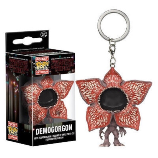 Stranger Things Nøkkelring Action Figur Leker Eleven med egg Demogorgon Modell Vinyl Dukker Nøkkelring