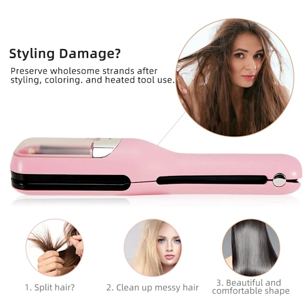 Hius Hurjatut päät Leikkuri Lataus Ammattimainen Hiusten leikkuri Smooth End Leikkaus Clipper Beauty Set
