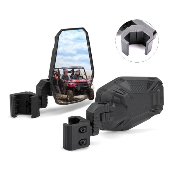 UTV Pro-Fit Cage Side Rearview Spegel Kompatibel med Polaris Ranger
