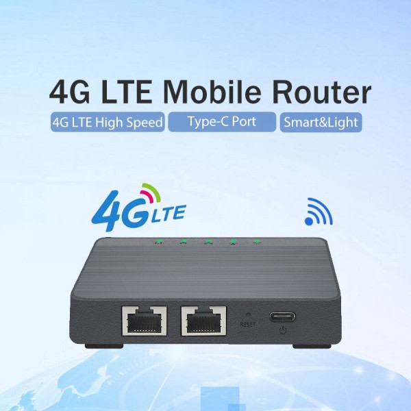 Mini Box Lte Router Wifi SIM Kort Modem