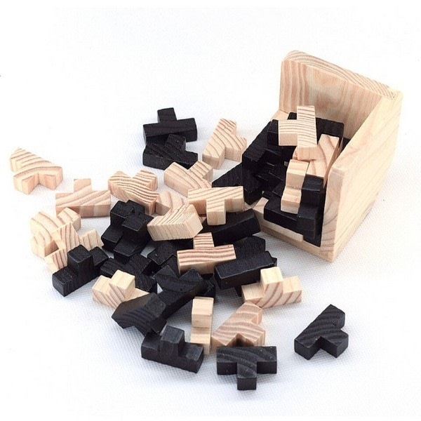 3D Kuutio Pulma Luban Interlocking Luova Koulutus Puinen lelu aivot IQ mieli varhainen oppimis peli