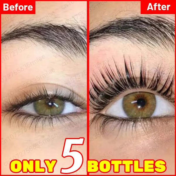 Naturlig ögonfrans tillväxt serum 7 dagar snabb ögonfransar förstärkare längre tjockare fyllare fransar ögonbryn