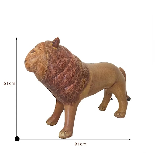 Stor Simulering Giraf Zebra Jungle Dyr oppustelig ballon
