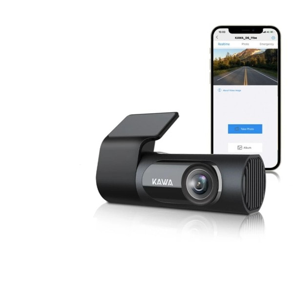 Bil DVR D6 Dash Cam för bil Video Inspelare Röst Kontroll Parkering läge