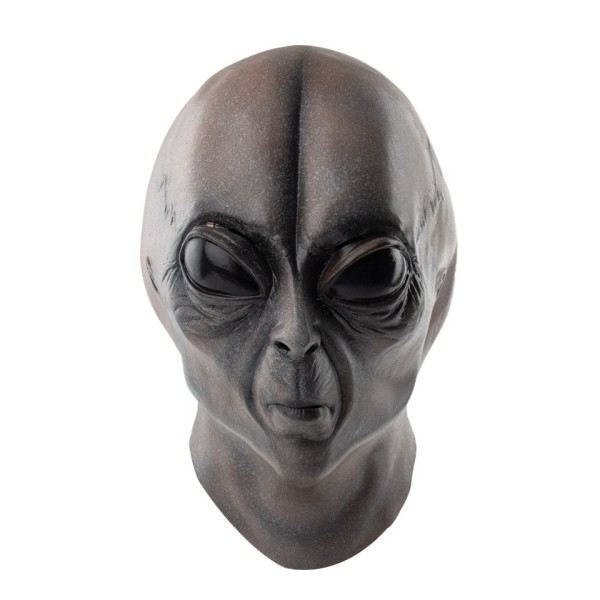 Alien Skull Mask Cosplay Skräck Latex Masker Hjälm Fest Dräkt