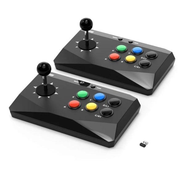 Data Frog Game Arcade Tangentbord Trådlös Kontroller för Street Fighter