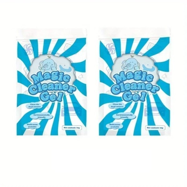 Genanvendelig Magic Air Outlet Støv Blød Mud 2 stykker RV Super Clean Slime Støv Cleaner