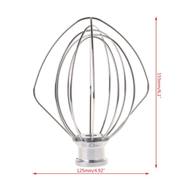 304 rustfritt stål wire pisk elektrisk mikser tilbehør for kjøkken