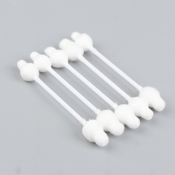 Sundhed Medicinsk Knopper Tip Swabs Box Sikkerhed Baby Bomuld Swab Græskar Shape Clean Baby Ears Sticks