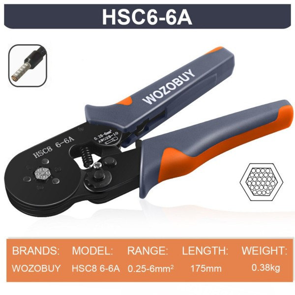 Crimper Verktyg,Ratchet Crimping Verktyg Kit-Wire Stripper &  Crimper Plier