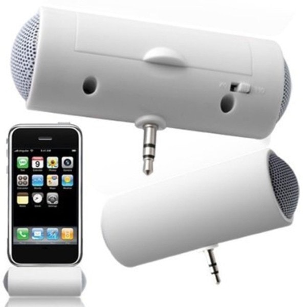 Stereo högtalare MP3 spelare förstärkare högtalare för smart mobil telefon iphone ipod mp3 med kontakt