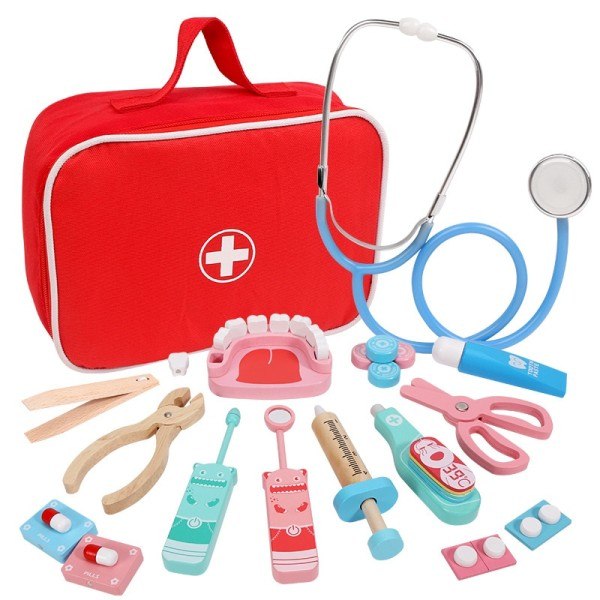 26 stykker Doctor Leker for Barn Set Barn Tre Letsom Play Kit Spill