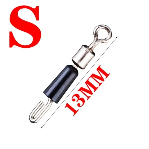 Lager Swivel Fiske Krok Snabb Anslutning Solid Ringar Rullande Fiske Line