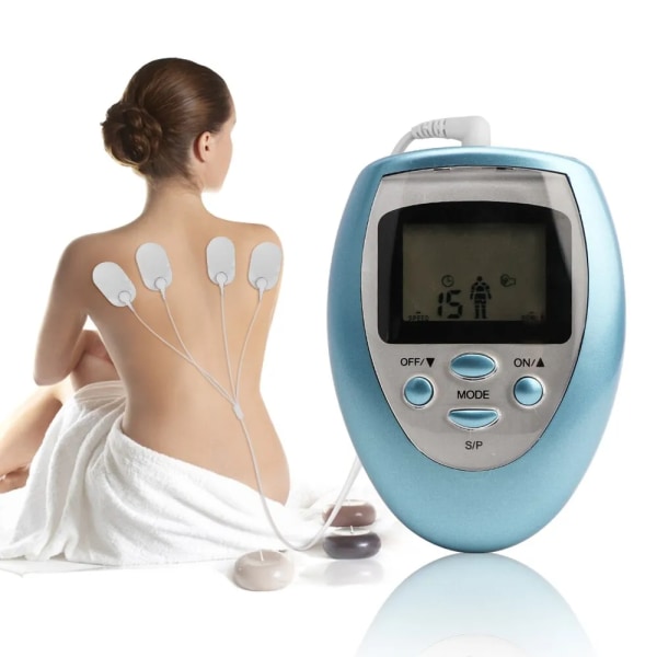 Micro Current Body Elektrisk Massager 8 Modi Multi-Function Elektrisk Massager Med LED skjerm