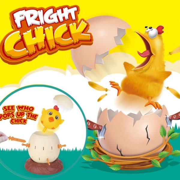 Chick Game Chick Board Spel För Familjen Och Barn Chick Roulette Pop Up Spel leksaker