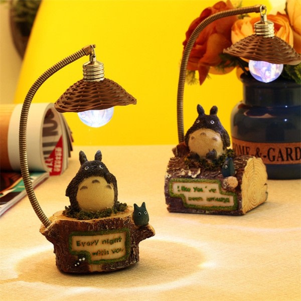 Totoro Luova Syntymäpäivä Lahja Anime Japanilaistyylinen Luffy Night Light Käsintehty Opiskelija Lahja  Huone Valot