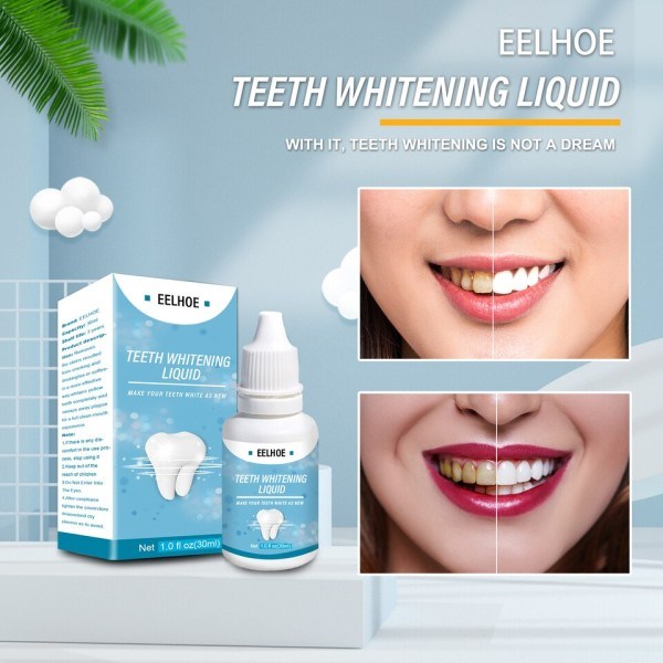 30ml Tänder Whitening Essence Oral Hygiene Cleaning Whiten Tooth Serum