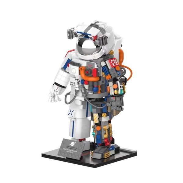 3D puolikeho robotti avaruus astronautti malli lelut robotti avaruusmies rakennus palikat