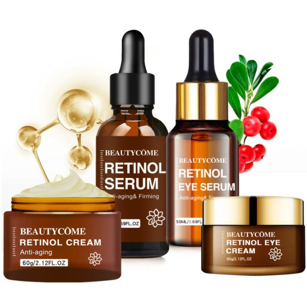 Retinol Ansikte Ögonkräm Serum Firming Lifting Anti Aging Reducera rynkor fina linjer ansiktsbehandling hudvård