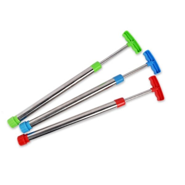 1st Utomhus Kul Sommar Drag Vatten Kanon Rostfritt Stål Sim Sprayer Leksak För Barn