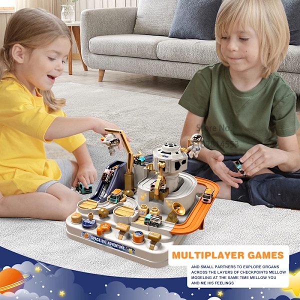 Racing Jernbane Bil Modell Rom Aerospace Dyr Pedagogisk Leker Barn Tog Bane