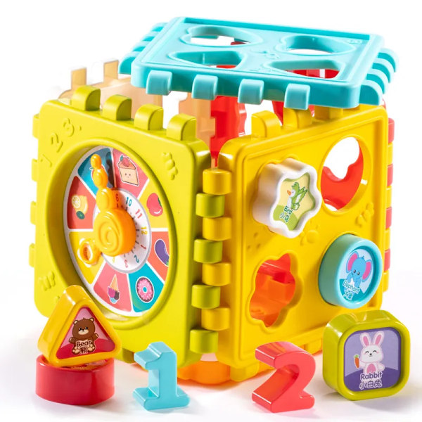 Gutter Jenter Shape Matching Nummer Sorter Spill Baby Montessori Pedagogisk Leker