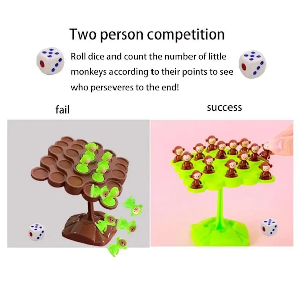 Creative Balancing Tree Toy Digital Apa Balance Scale Educational Nummer Tavla Spel