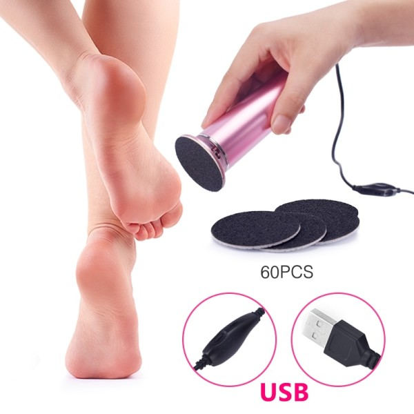 Elektrisk Pedicure Fod Pleje Værktøj Filer Pedicure Hårdhud Fjerner USB Kabel Savning Fil Til Fødder Død Hud Hårdhud Peel Fjerner
