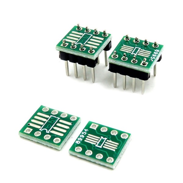 Elektronisk Krets TSSOP8 SSOP8 SOP8 SMD To DIP8 Adapter to DIP+ Pin Header PCB Board Converter 10sts