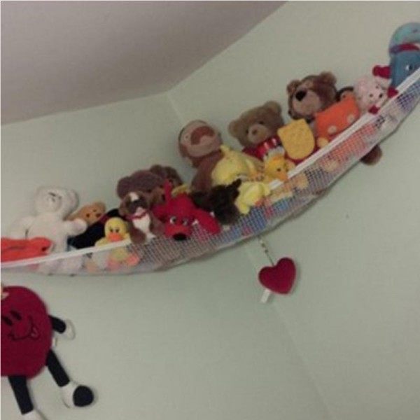 Fyllda djur Hängmatta nät Arrangör TEDDY Mjuk Barn Sängkläder