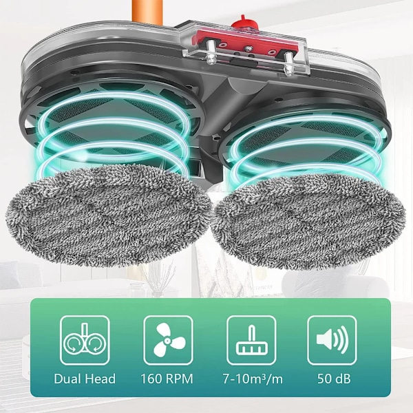 Elektrisk mopp hode børste Med vann tank for Dyson V7 V8 V10 V11  støvsuger erstatning renser tilbehør