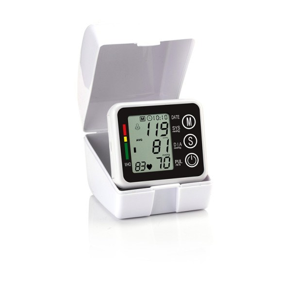 Stemme udsendelse Automatisk Håndled Digital Blod tryk Monitor Tonometer Måler til måling og puls frekvens