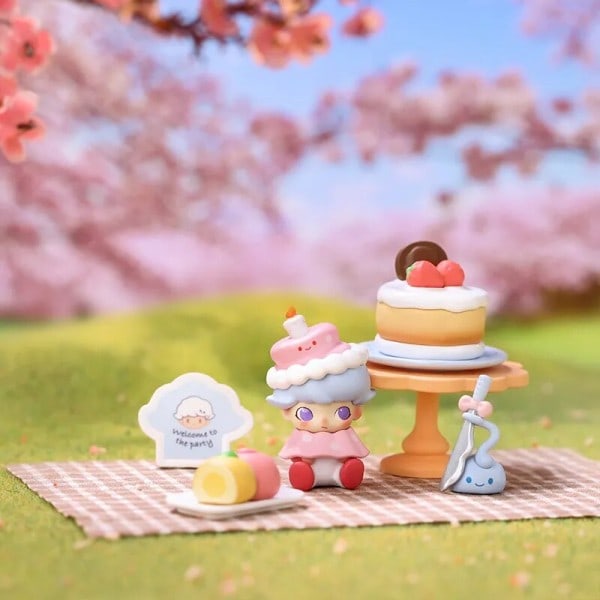Dimoo Go On An Utgonging Together Series Söt Mystery Box  Blind Box