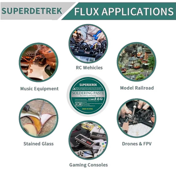 300g Lod Paste Kolofonium Flux Kolofonium Paste Llödning Flux