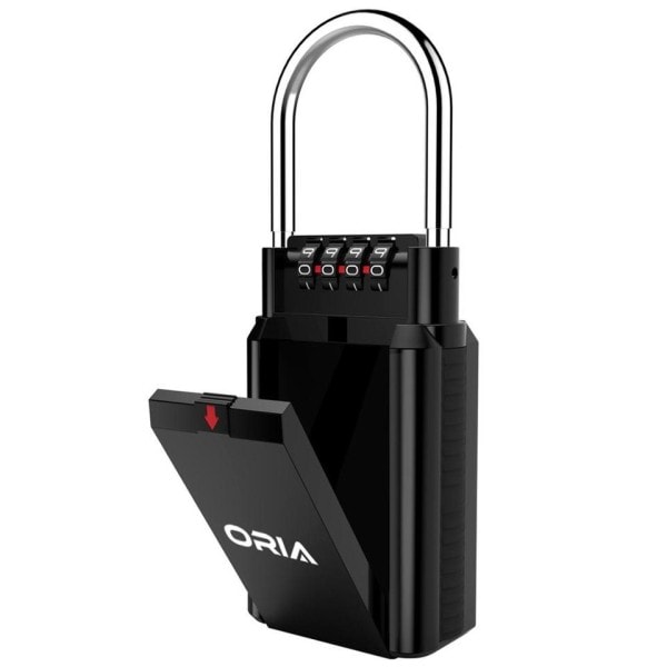 Nøgle Safe Boks Taster Opbevaring Kombination Lås Boks Nøgle Opbevaring Lås Boks 4-cifret Kombination Lås