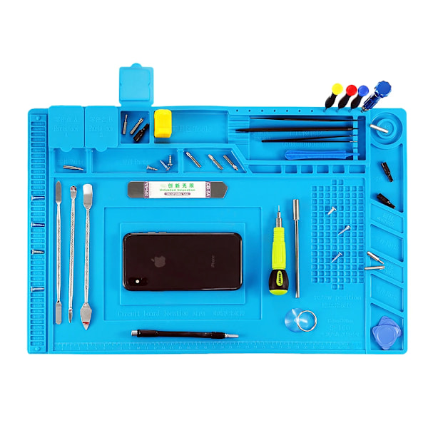 Varmebestandig Lodning Station Silicon Lodning Mat Work Pad Desk Platform