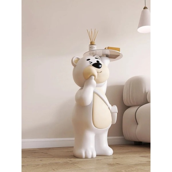 Jordbær bjørn Hjem Dekor Statue Stue Værelse Hjem Dekoration Stor gulv Figurine