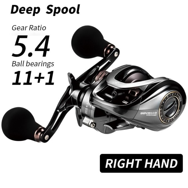 Baitcasting Kela Betriel 9,5KG Max Drag 12 laakeri 5,4 vaihteisto Hidas Jigging Fishing Kela