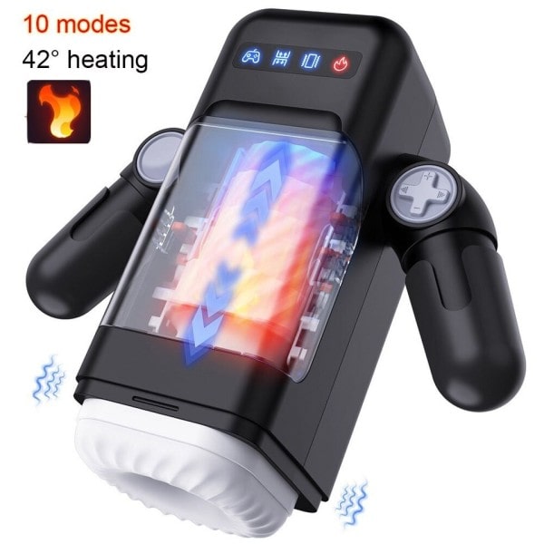Robot Automatisk Man Onani Vibration Avsugning Sug Maskin Silikon Vagina Onani Kopp Sex leksaker