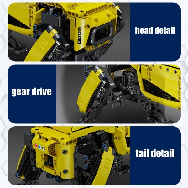 Teknisk Robot Legetøj RC Motoriseret Boston Dynamics Big Dog Model AlphaDog Byggeklodser Klodser Legetøj til Kid