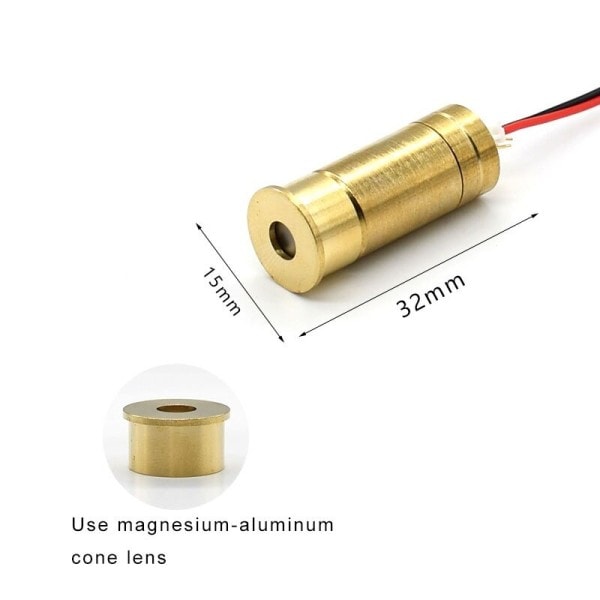 Grøn Lys Laser Modul 532nm Starlight Cross Horizontal Line Metal Laser Hoved