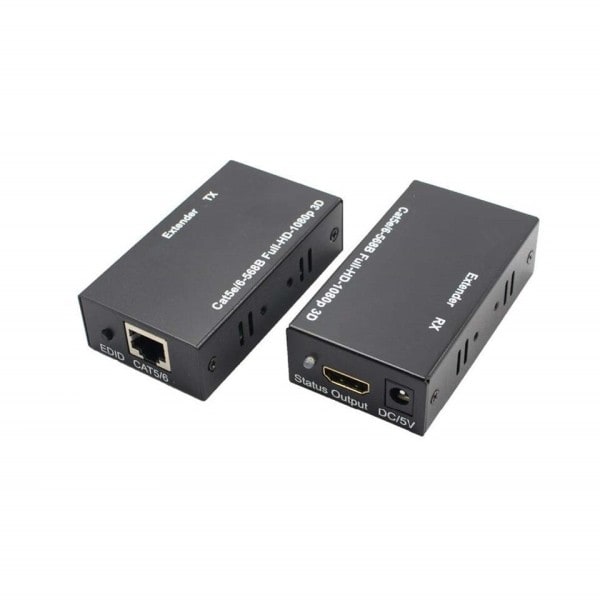 HDMI-kompatibel Extender Cat5e Cat 6 Ethernet IP TCP signal HDMI til Lan konverter 1080p 3D HDMI sender modtager