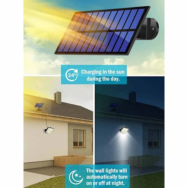 2 kpl 106LED aurinko valo ulko vedenpitävä liike anturi valonheitin kaukosäädin 3 tilaa patio autotalli takapiha aurinko lamppu
