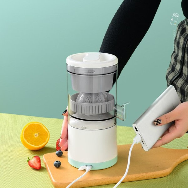Bærbar usb automatisk juicer liten multifunksjonell juice rester separasjon og lading