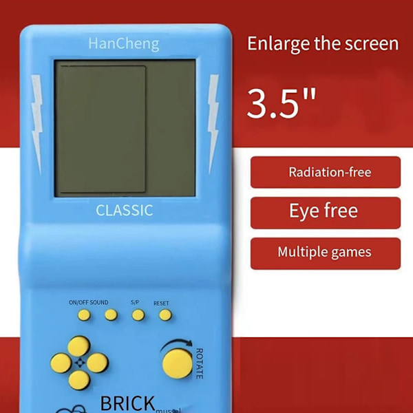 Mini Håndholdt Spill Konsoll Innebygd 23 Spill 80 Childhood Classic Tetris Retro Gammel Modern Barn's Student Leker