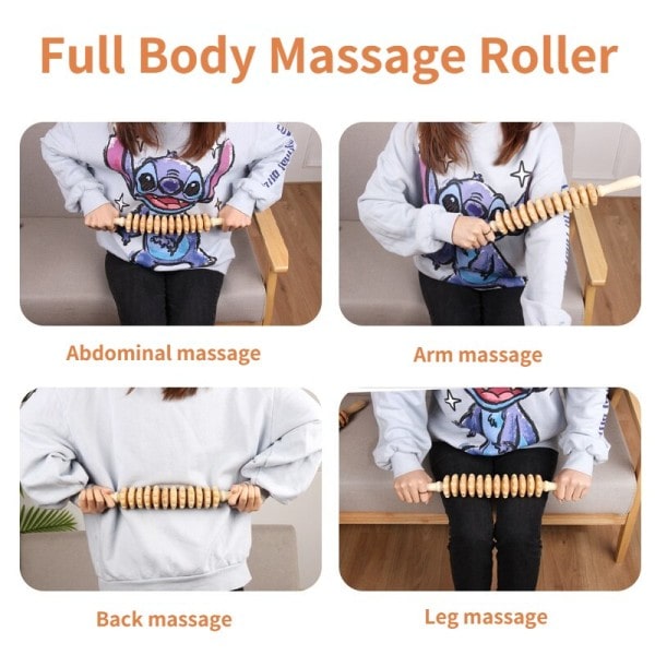 Træ terapi Roller Massage Værktøj Lymphatic Drainage maderoterapia Colombiana,Cellulite Trigger Point