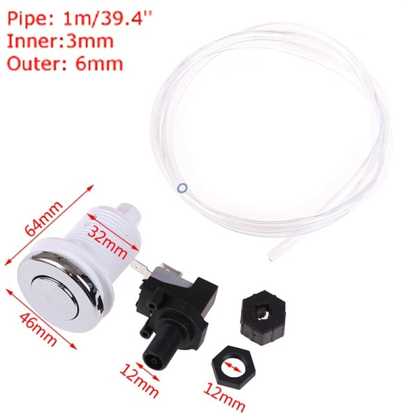 16A Päälle Pois Push Ilma painike kytkin Jet Tool Set