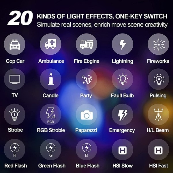 RGB LED Video Ljus Fotografi Fill Kamera Belysning Panel LCD Display Kall Sko
