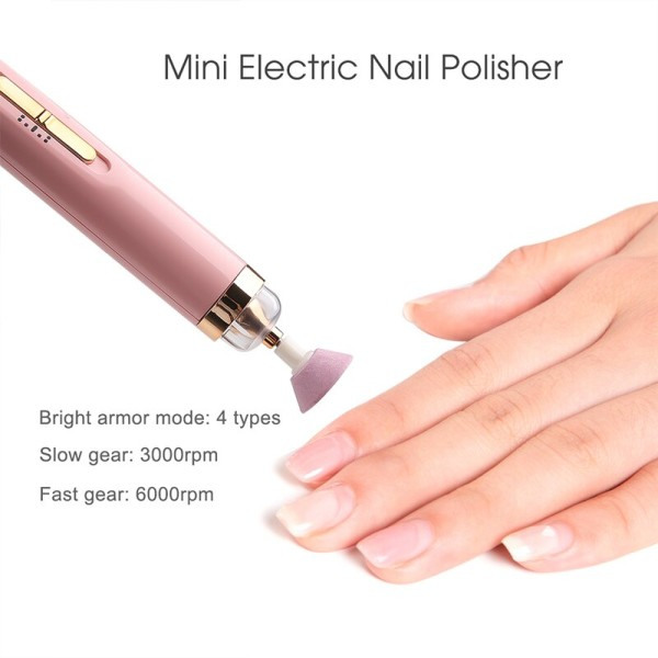 5 i 1 Elektrisk Nagellack Borr Maskin Med Lätt Portabel Mini Elektrisk Manikyr Konst Penna Verktyg